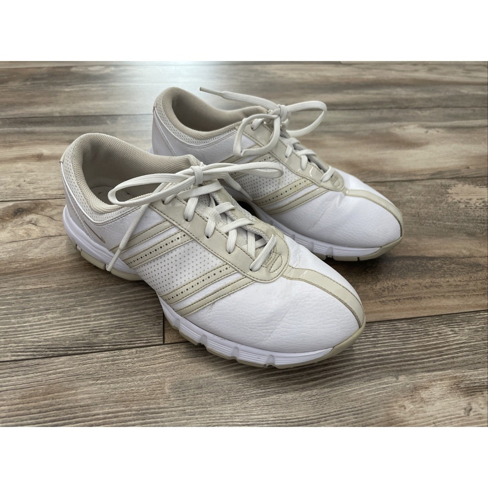 Nike 317622-121 Delight Tac Spikes White & Birch Golf Shoes Women U.S. size 8.5